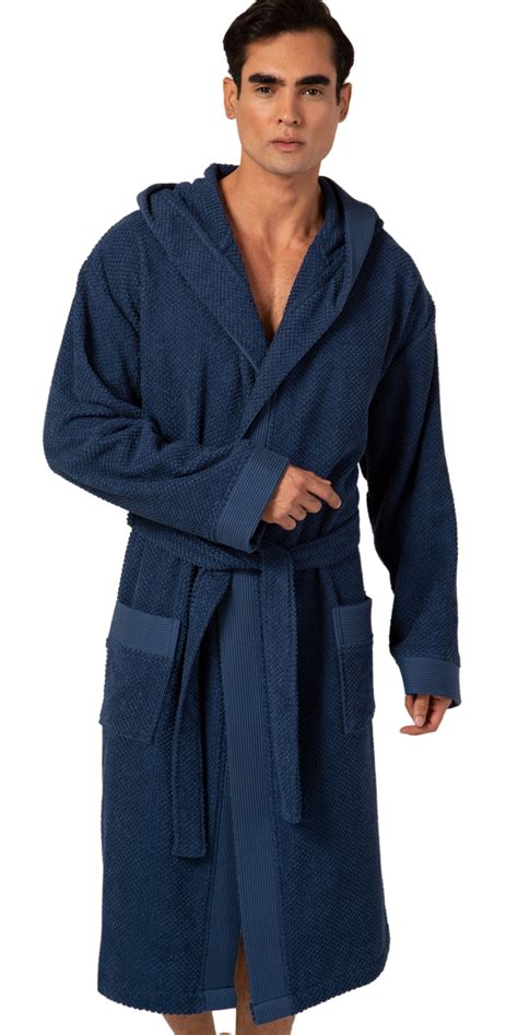 luxury hooded robes for men.